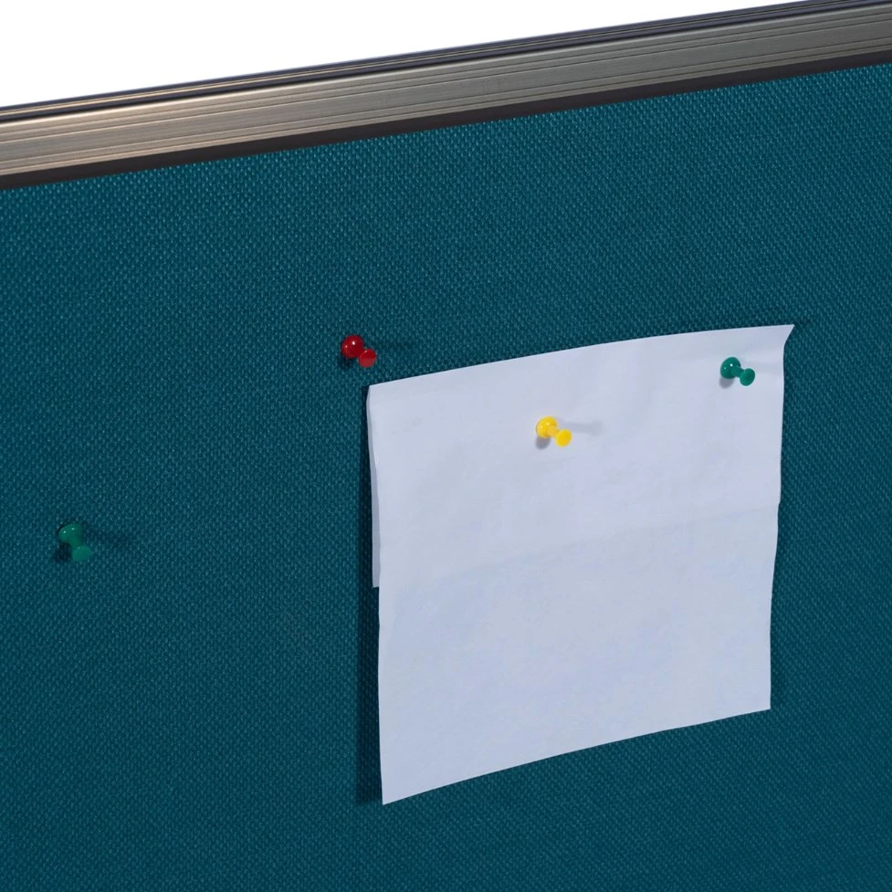 Blue or Green Fabric Cover Corkboard Pin Board for Notice Cork Pin Board