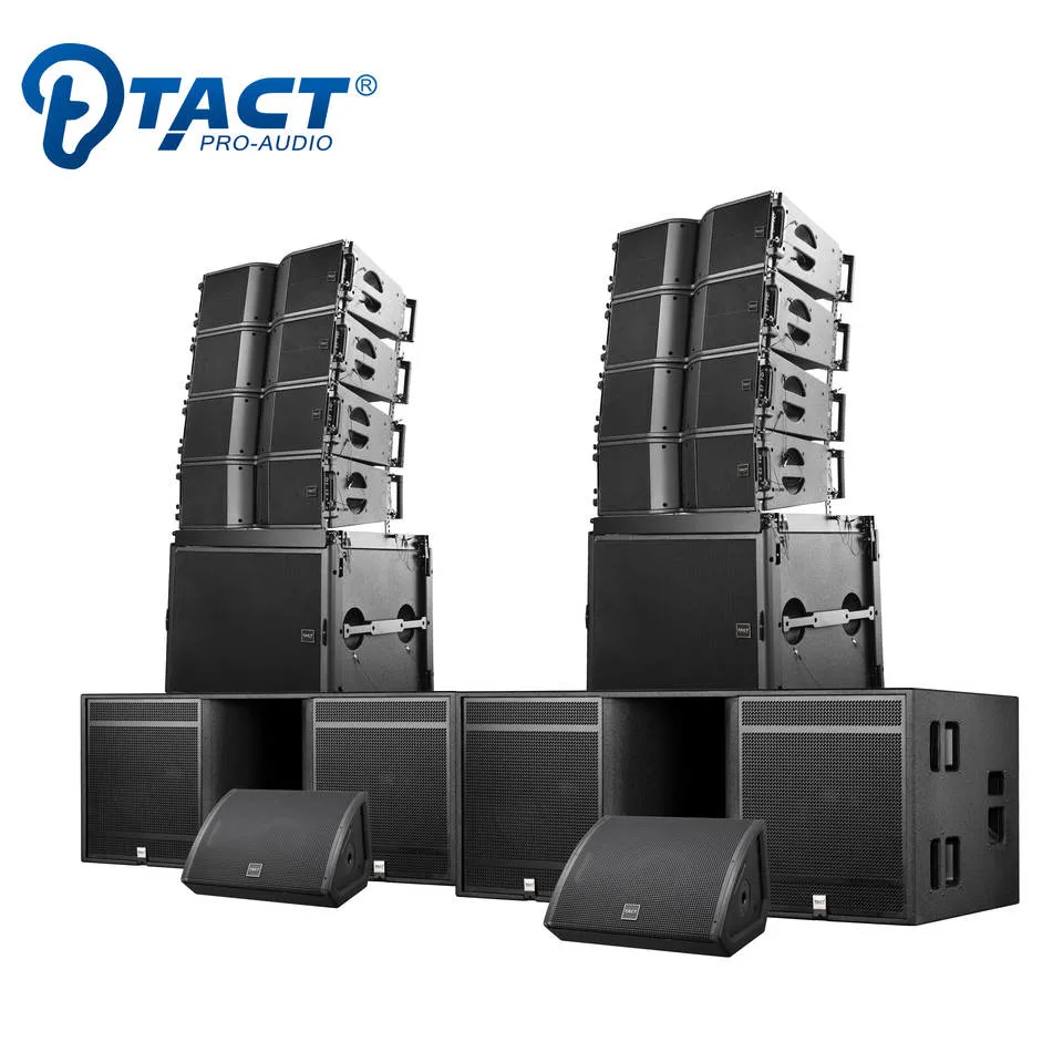 Tact Concert Live Show Speaker La210 Dual 10inch Line Array Soundsystem