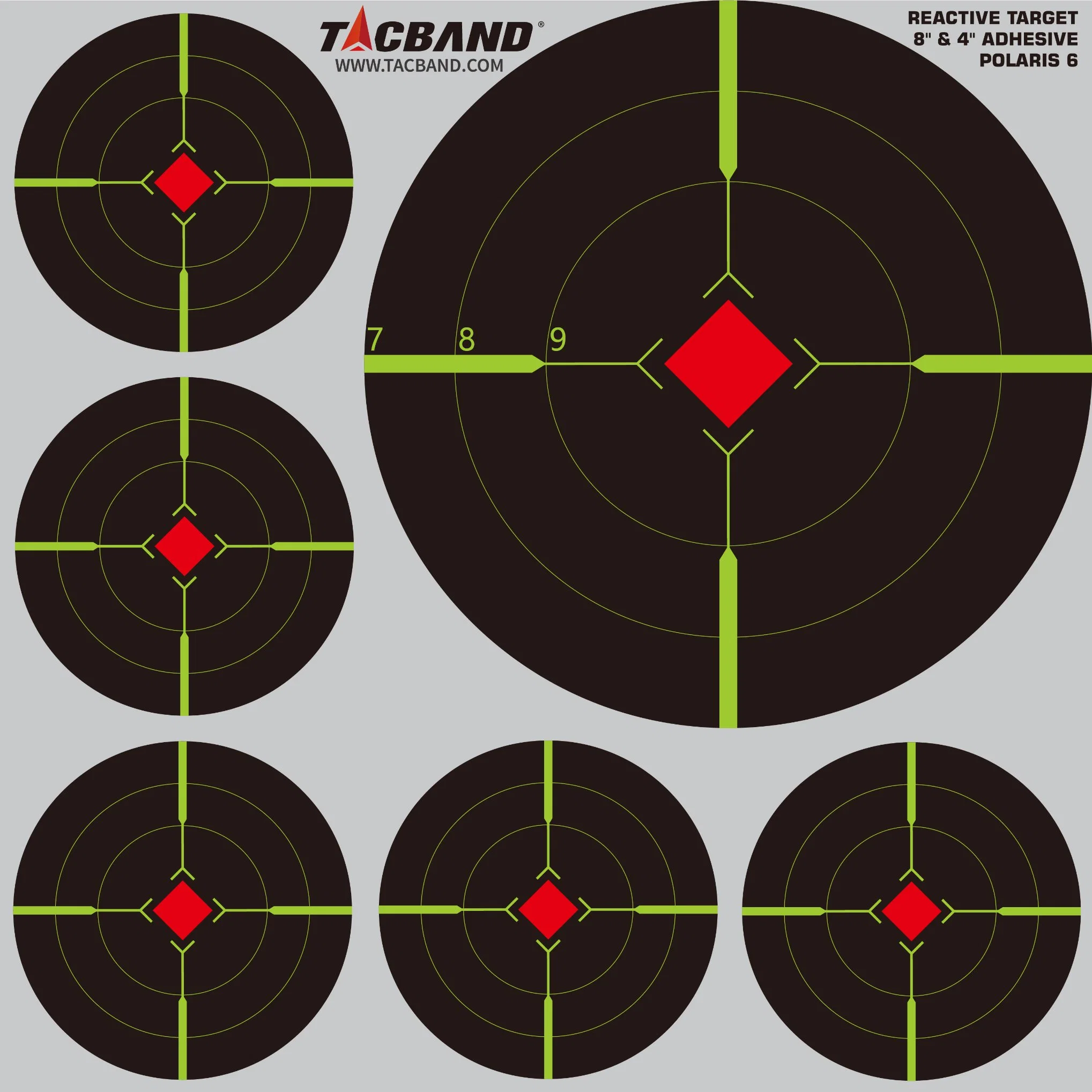 Tacband 8&prime; &prime; Reactive Target Adhesive 12&prime; &prime; Shooting Accessories