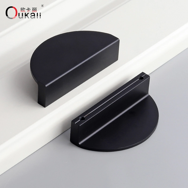 Semicircle Furniture Hardware Bedroom Kitchen Cabinet Wardrobe Door Handle