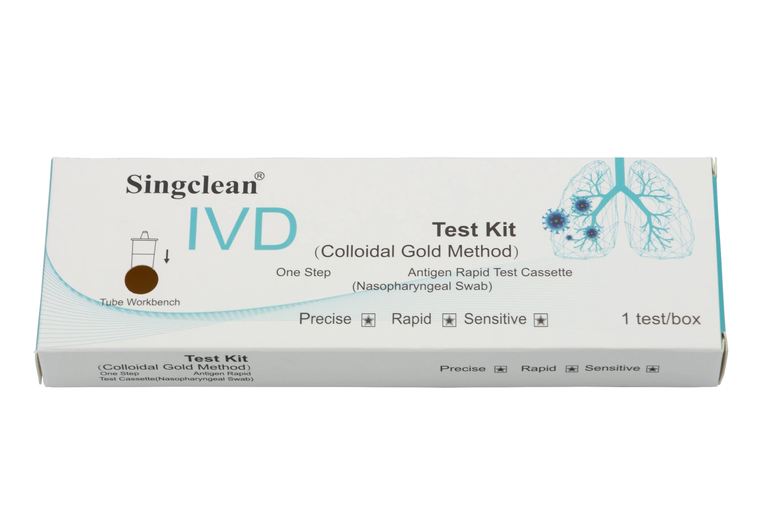 Singclean Multi-Specification Antigen Nasopharyngeal Swab Test for Easy Operating CE