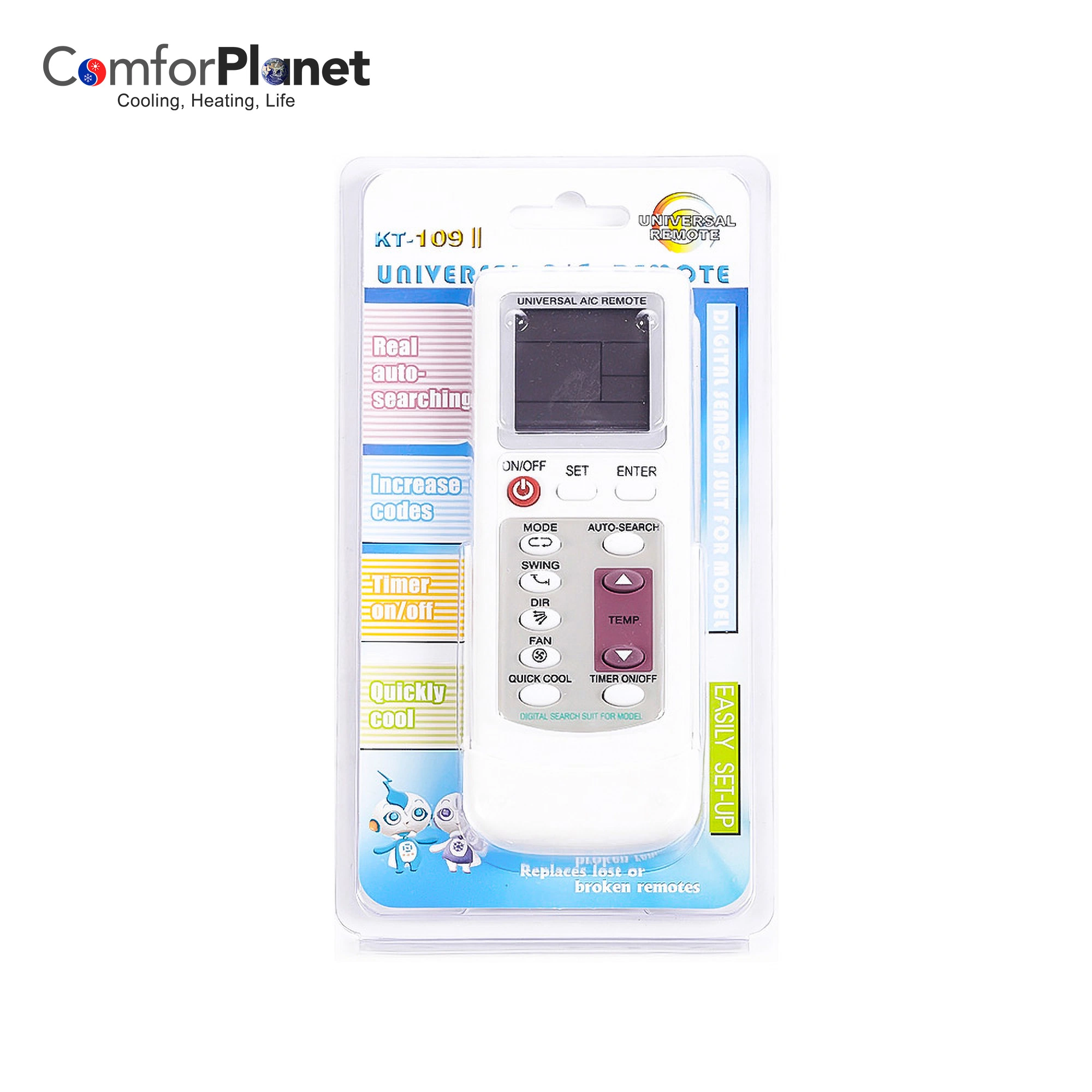 Kt-109ll Universal AC Remote Control for Air Conditioning