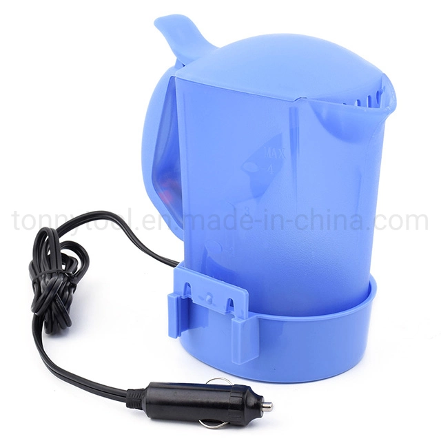 Mini Electric Travel Kettle, 700cc 12 Volt Kettle for Car with 2 Cups and a Mounting Tray