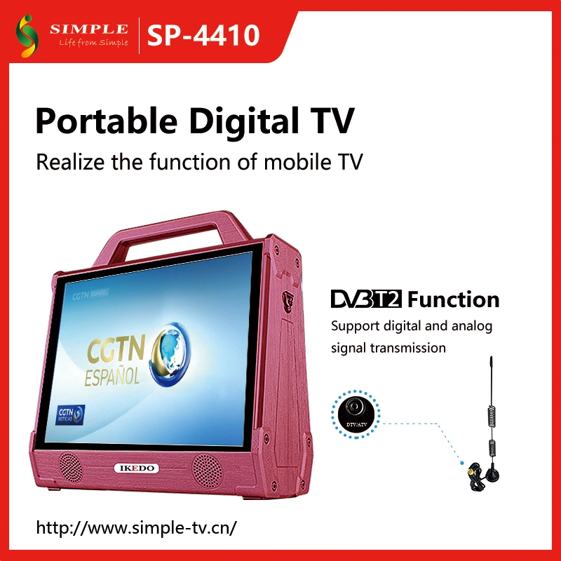 Sp-4410 Original Factory Direct Selling Portable Video Speaker with HD 14.1" LCD Screen