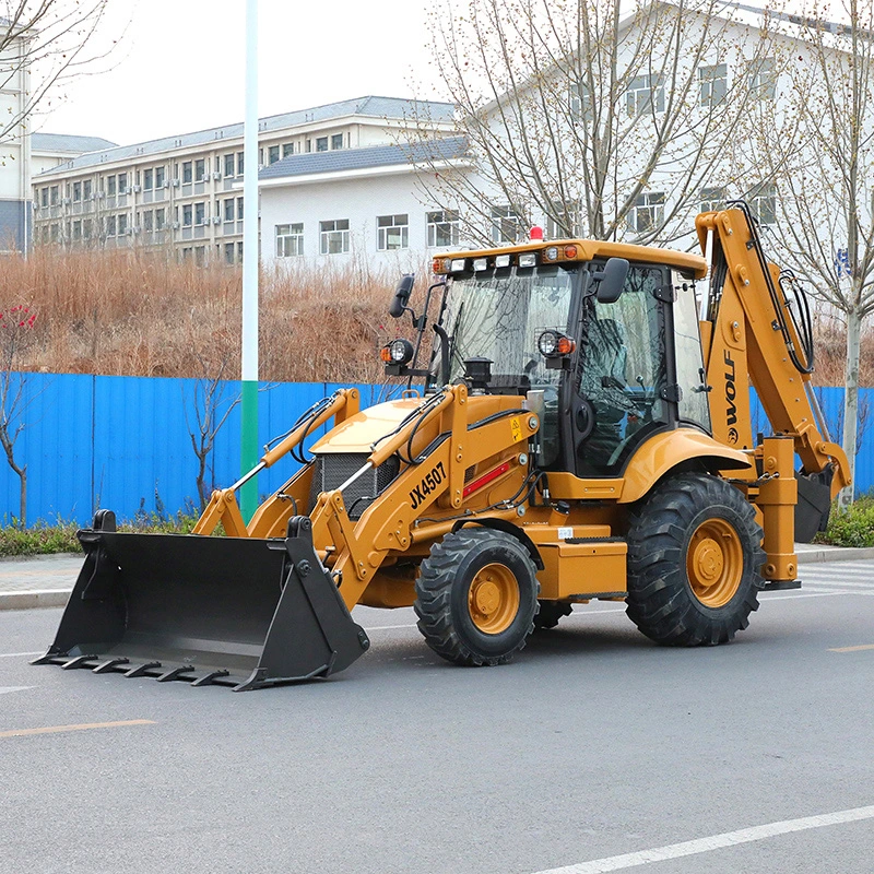 Wolf Mini Loader Backhoe 2.5ton Loading Capacity Backhoe Loader for Sale