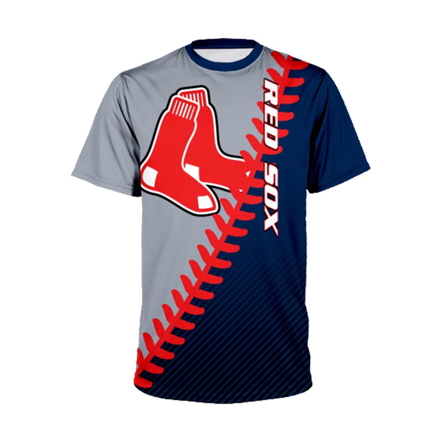 Manufacturer Custom Printing Mesh Baseball T-Shirt V-Round Neck Short Sleeve Custom Logo Sublimation Printing Baseball Jersey