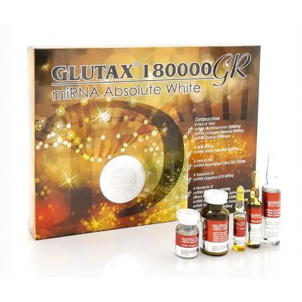 Glutax 180 000 GS Glutax 70 000GS original IV Glutationa injeção cuidados da pele Luthione conjuntos clareadores Whitening Products Cell Injecção de absorção