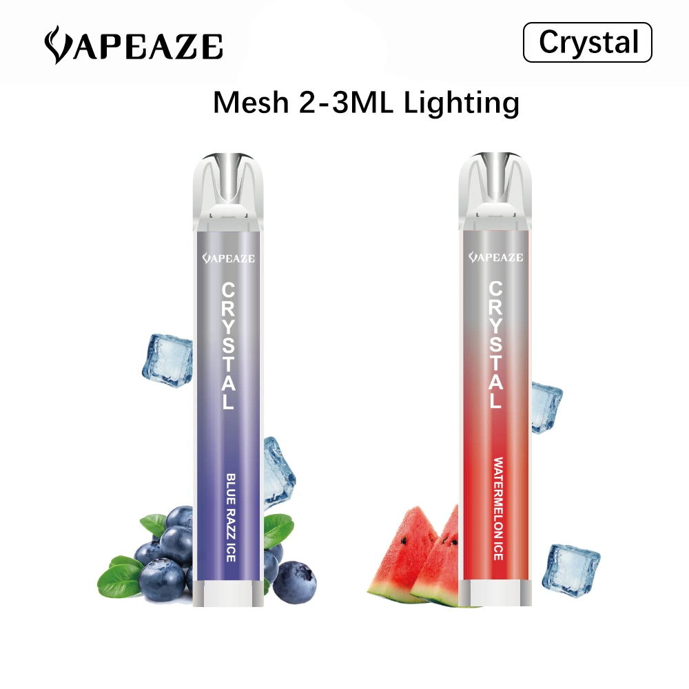 Vape Soul Crystal Puff Bar Factory Electronic Disposable/Chargeable Vape cigarro Bateria do vaporizador de 500 mAh