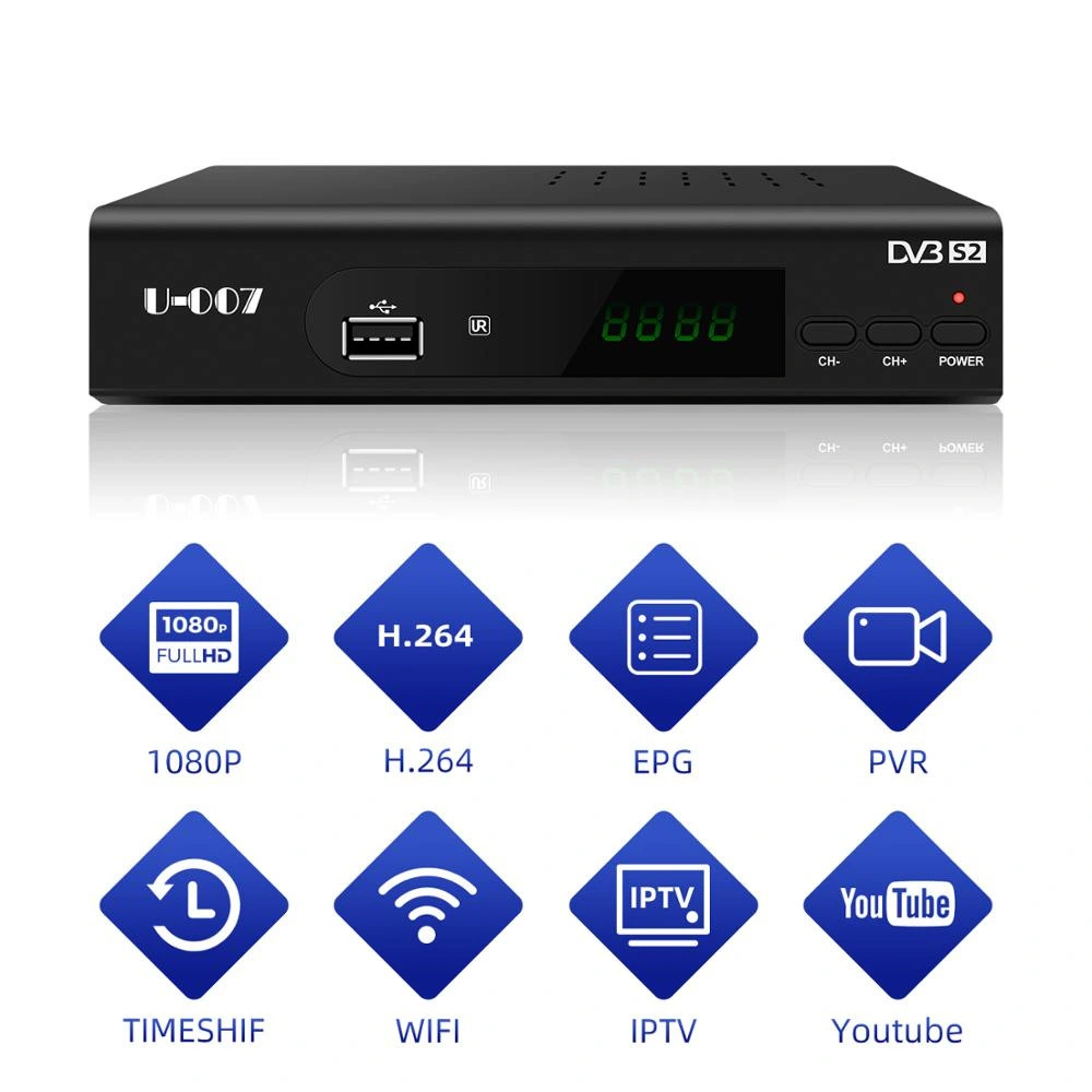 Popula IPTV Set Top Box DVB S2 Android TV Box