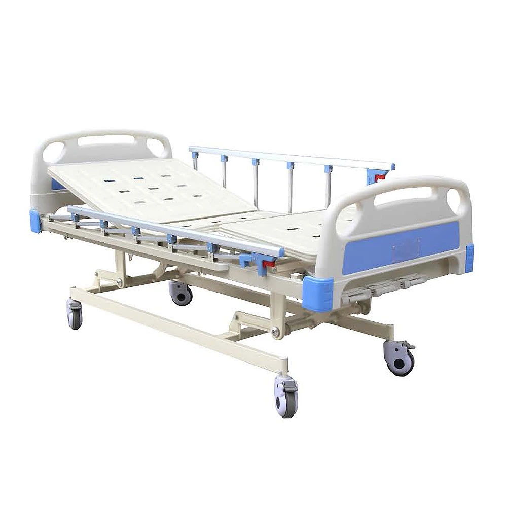 A8002 Three Manual Crank Care Bed for Medical