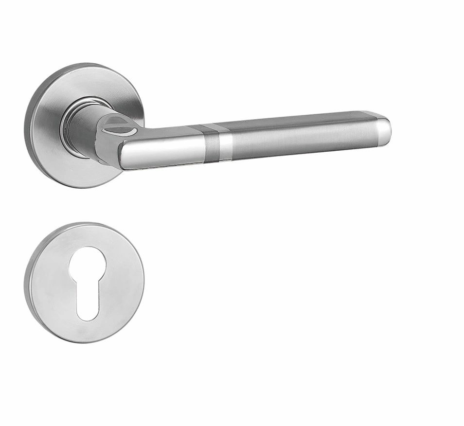 En 1906: 2012 Fire Door U-Shaped Tubular Stainless Steel Door Handle / Door Lock Hardware