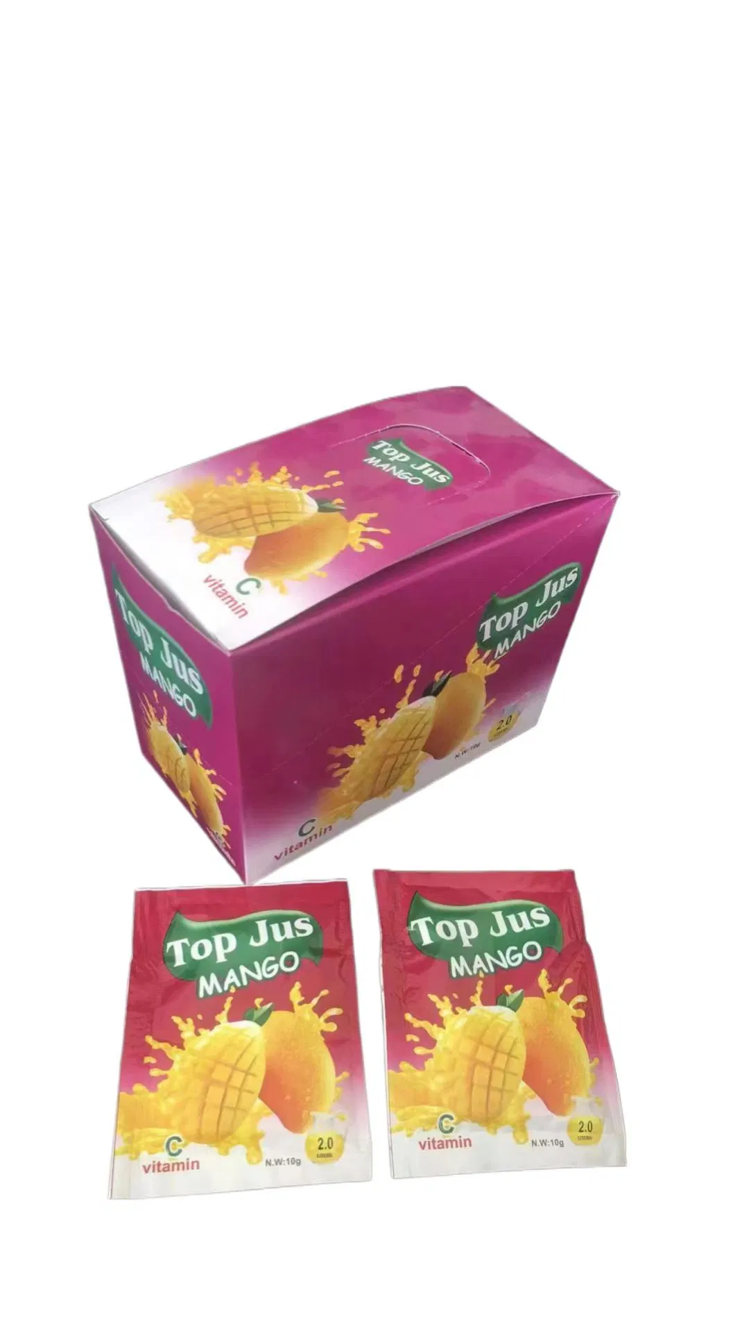 10g Instant Flavored Powder with Mango Flavor