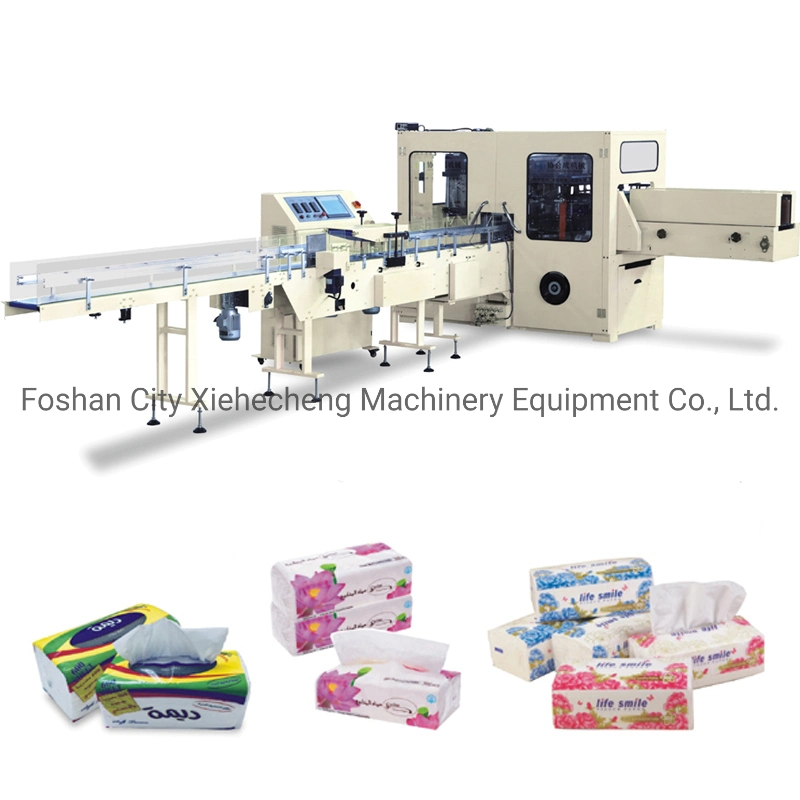 Automatic Hand Towel Paper Soft Face Pop up Facial Tissue Single Pack Packing Packaging Machine