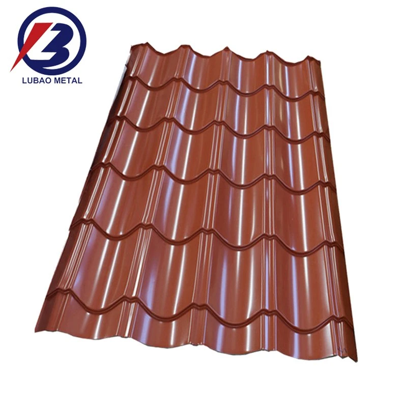 600-1500mm Corrugated Metal of PPGI Color Coated Roofing Sheet