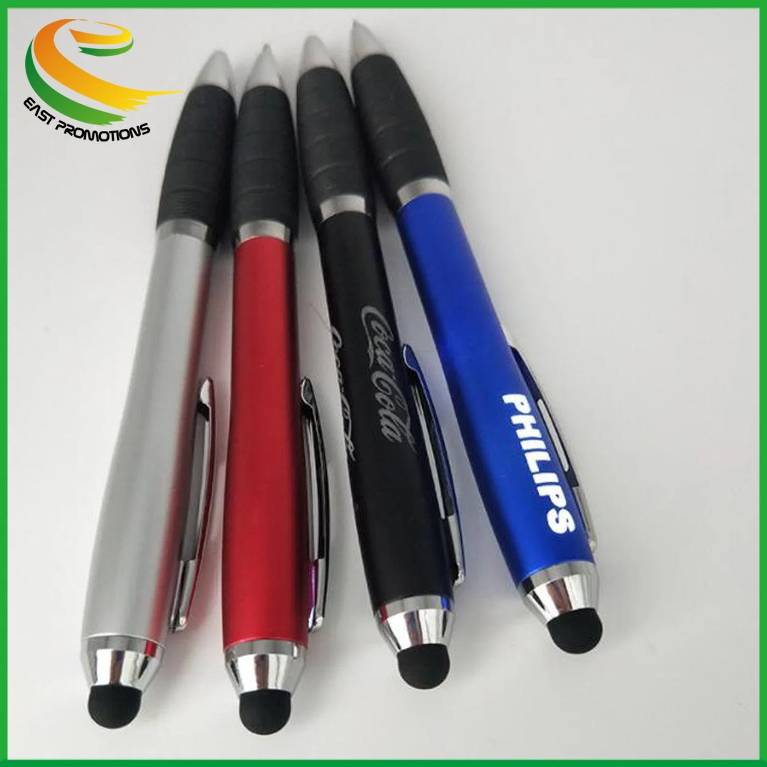 Custom LED Logo Light Ball Pens Stylus Touch Penfor Promotion Gifts