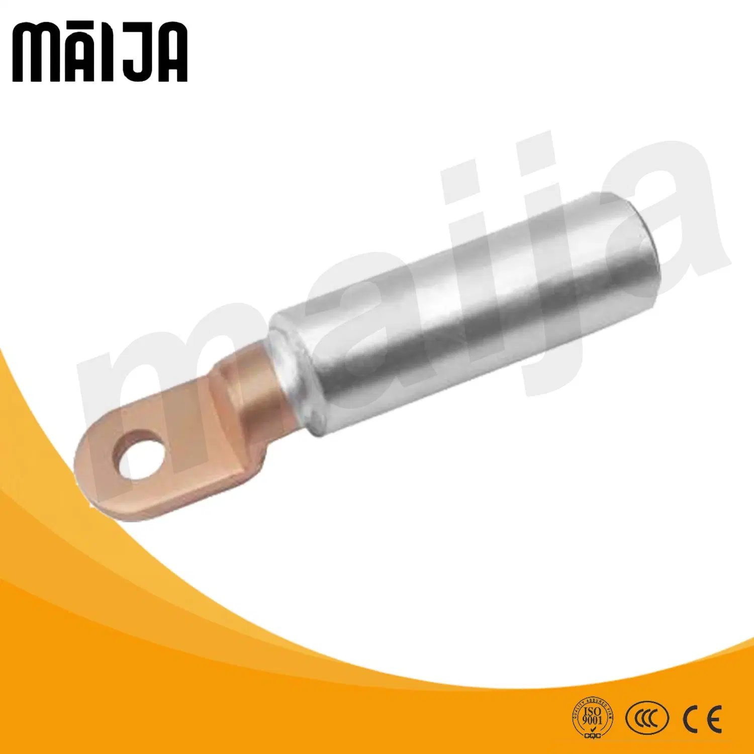 Round Pre-Insulated Terminal Block Copper Aluminum Nose Copper Nose Wire Lug Transition Cable Connector