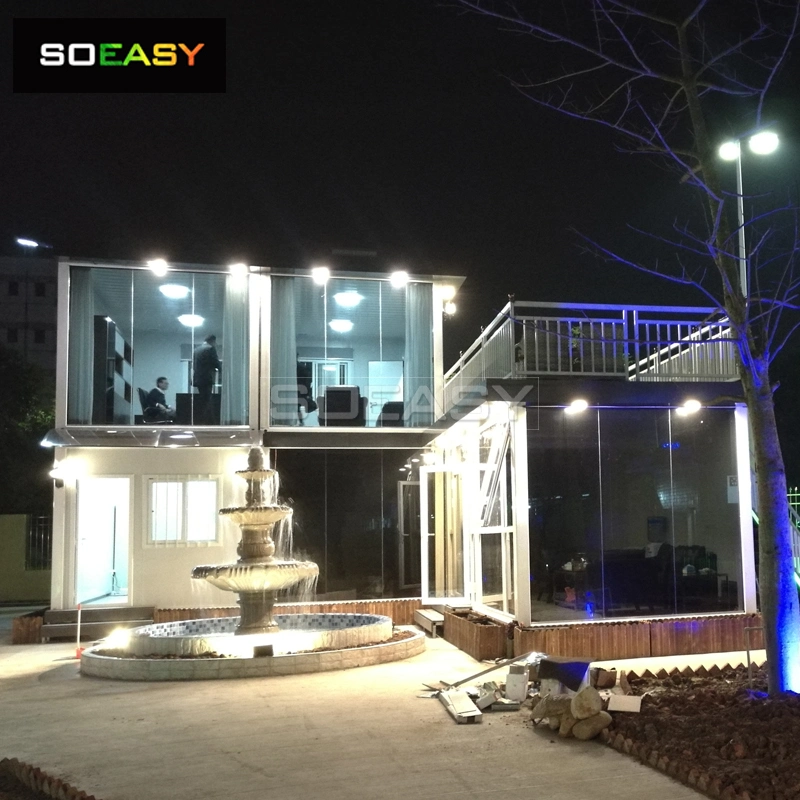 Factory Price High quality/High cost performance  Steel Frame Luxury Prefab Container House for Sale