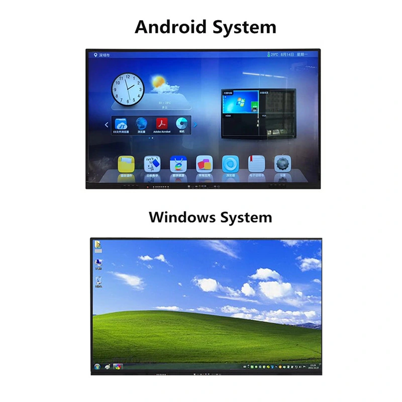 55/65/75/86pulgadas Portable pizarra interactiva SMART TV LCD de la junta de la enseñanza de inicio