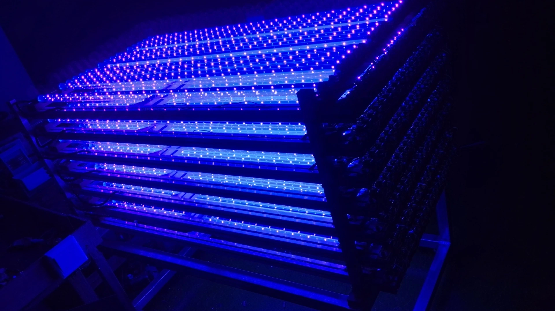 LED Three Rows of Lamp Beads UV Light for Ink Printing Machine Ultraviolet Lamp