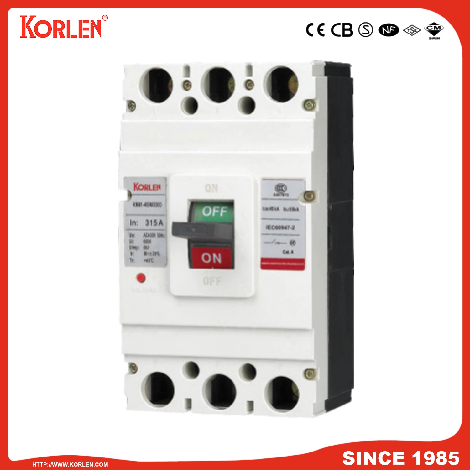 Miniature Mini MCB Circuit Breaker Knm1