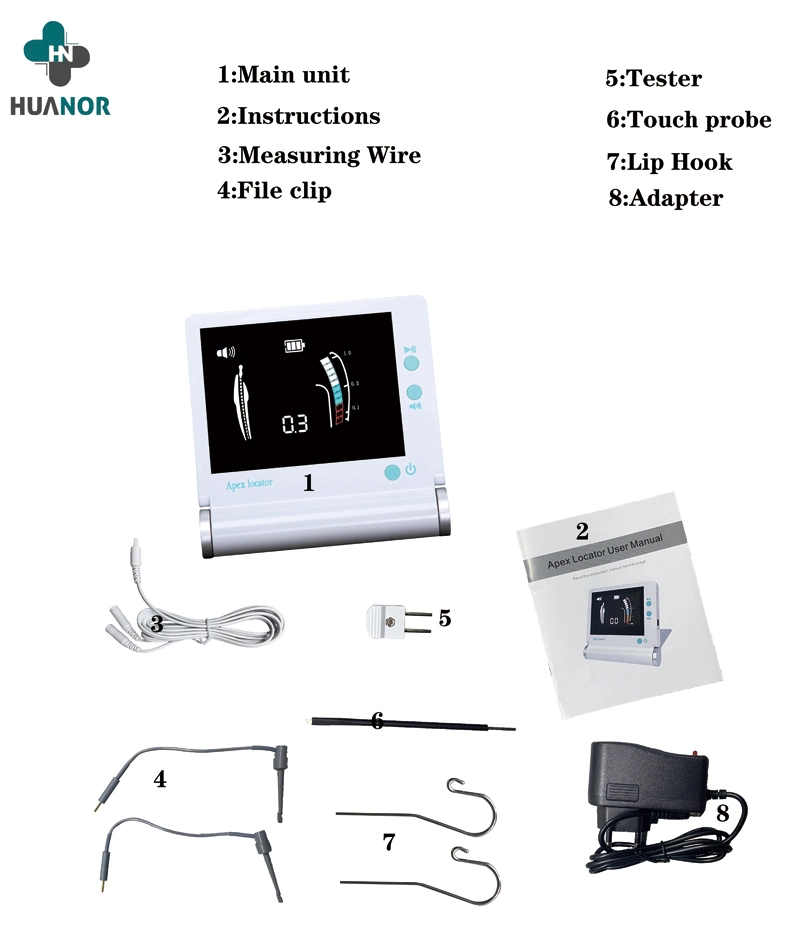 Dental Products Medical Supplies Dental Root Canal Apex Locator Endodontic Treatment with Rechargeable Battery