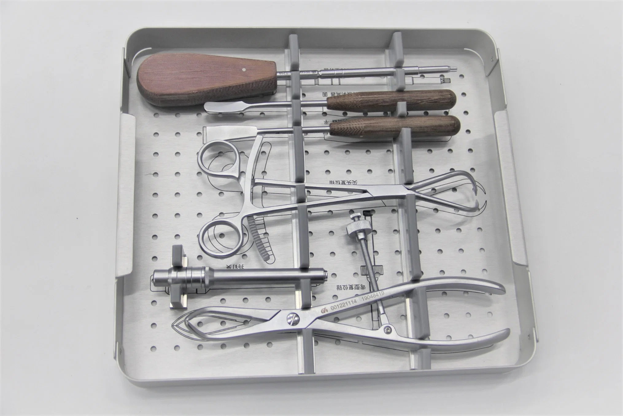 Medical Device Large and Small Fragment Locking Plate Instrument Kit