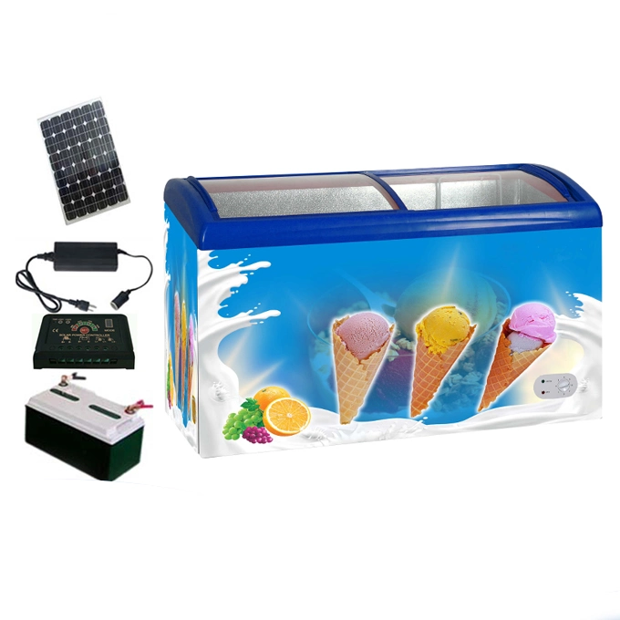 Controlador solar puertas simple/doble Solar Popular refrigerador vertical