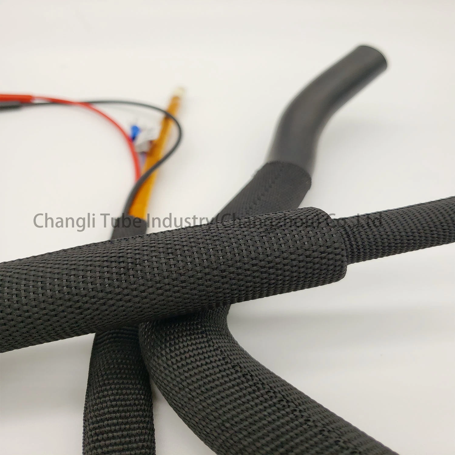 Woven Fabric Heat Shrinkable Braided Sleeve for Cable Management