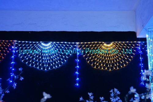 LED Outdoor /Indoor Round Ceiling Lights Street Park/Hall Decorationlighting Holiday LED Curtain Light