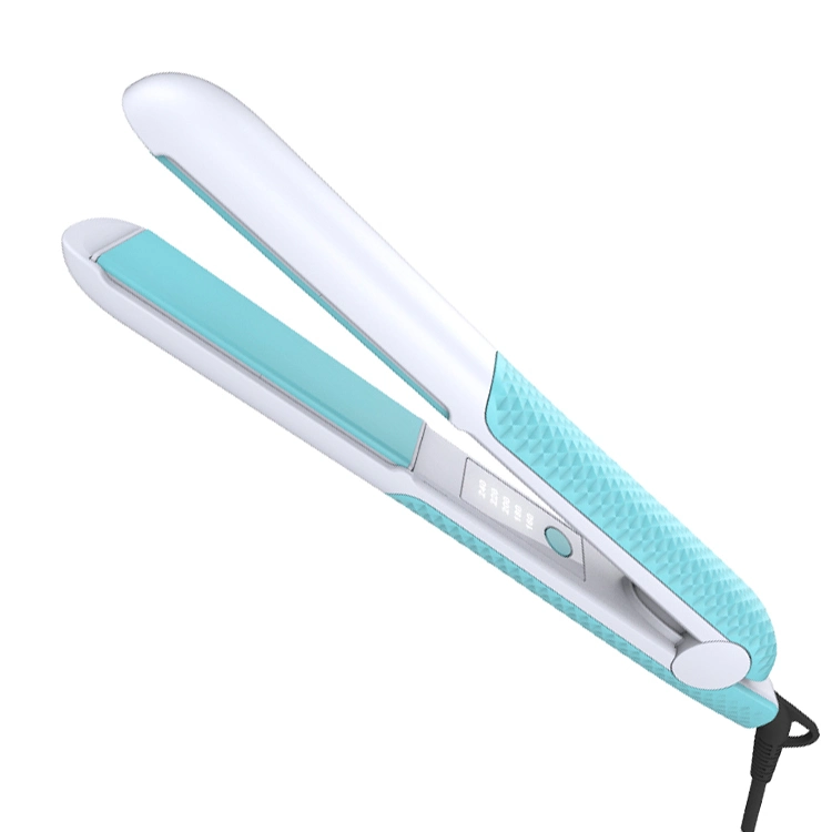 OEM Flat Iron Ceramic Tourmaline Ionic Titanium placa flotante Salon Professional mejor 2 en 1 cabello Plancha y moldeador varita plegador