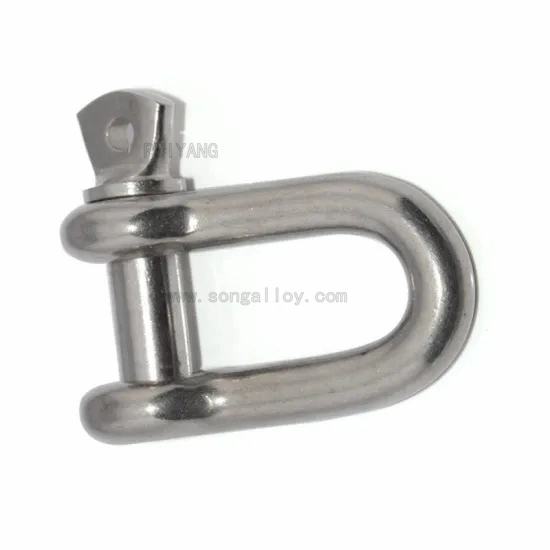 European Dee Shackles in Stainless Steel for Riggings