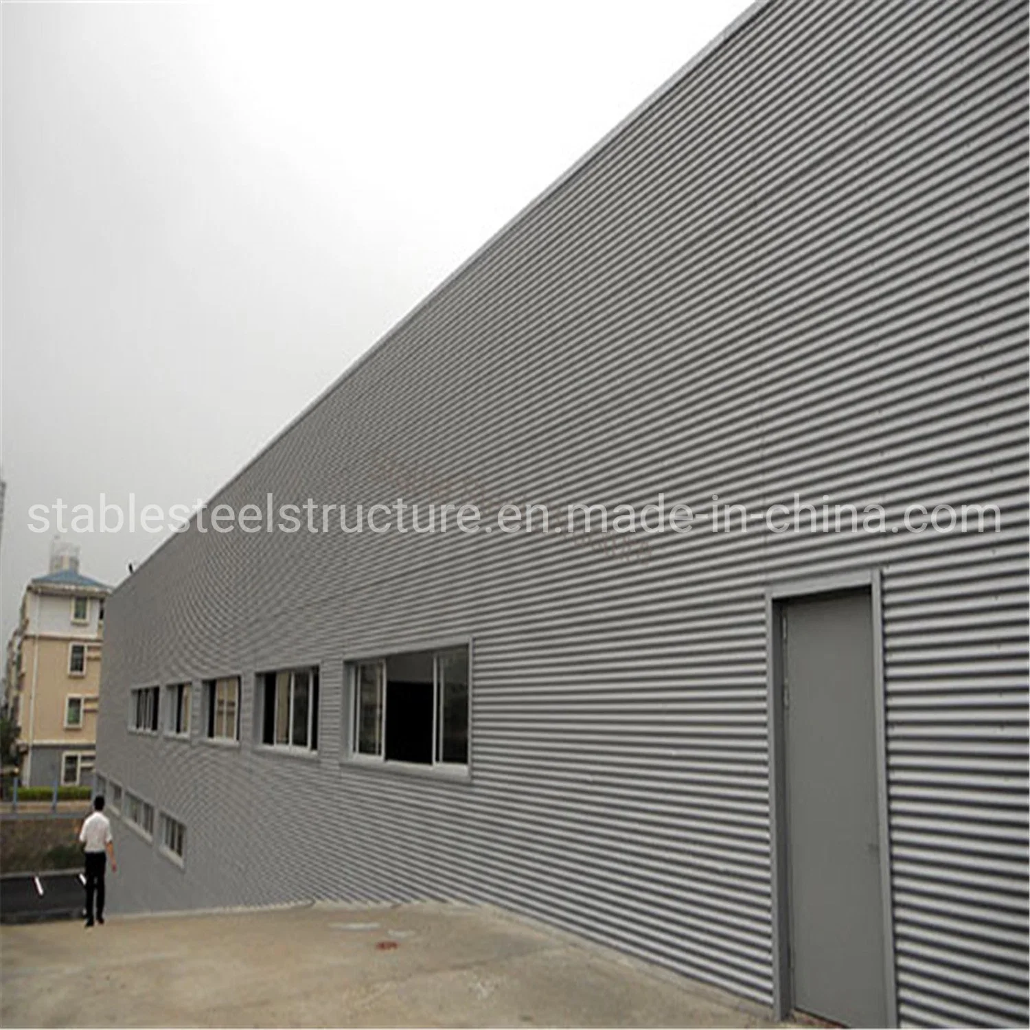 Prefabricated Steel Structure Construction Building Prefab Hangar Hall Metal Warehouse