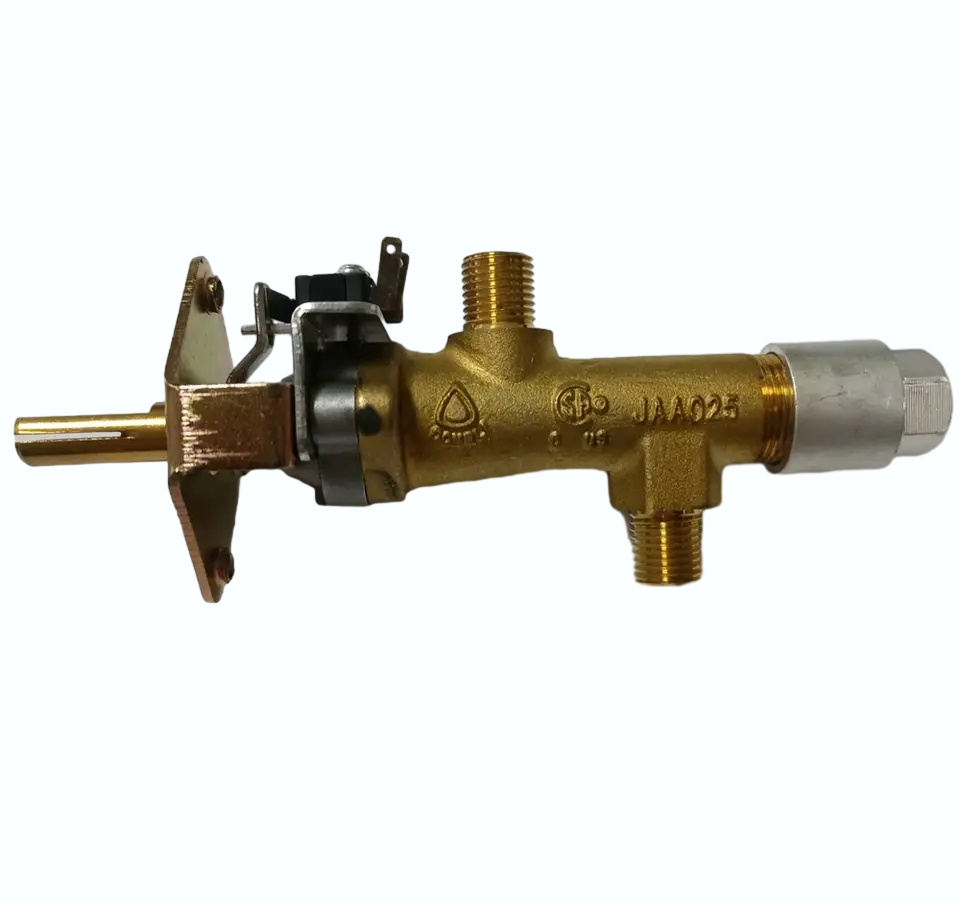 Brass Gas Valve (Replacement) for Camping Stove, Gas Ovens