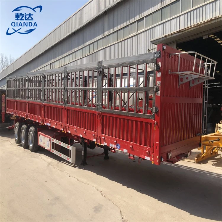 Freight Trailer 3-Axle 60-Ton Fence Trailer Sold in Uzbekistan