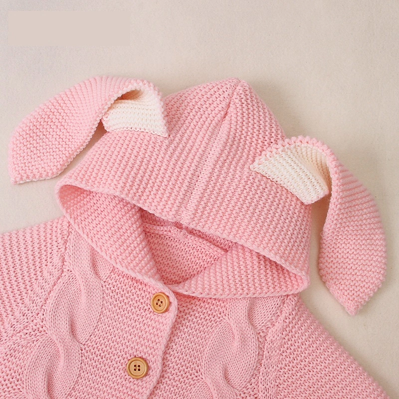 Hot Sale Baby Clothing Wool Knitting Long Sleeve Baby Jumpsuits Warm Outfits Clothes Baby Rompers