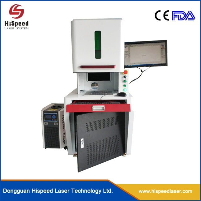 Air/Water Cooling 355nm 3W Fiber Automation Marking UV Laser Printing Machine