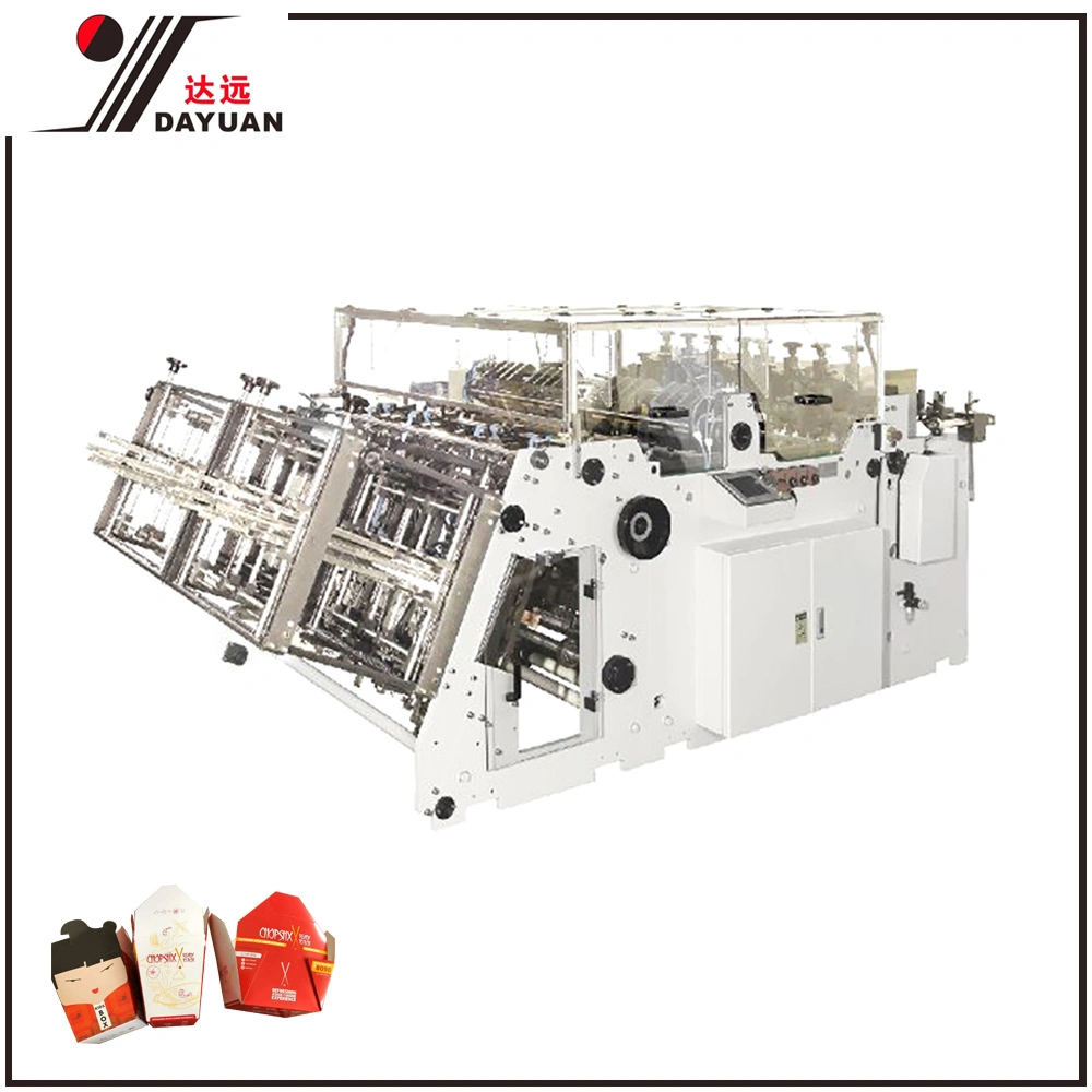 Automatic Carton Paper Box Gluing Erecting Machine