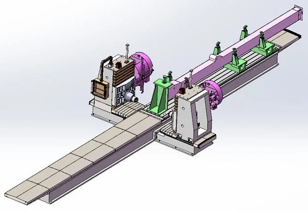 Yzzx-7010 brazo doble - Cara Boring Machine