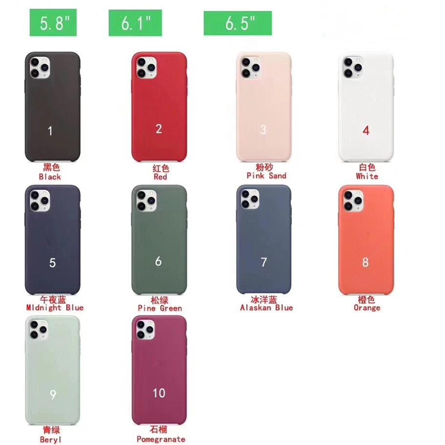 Brand New Cell Phone Case Official Original Liquid Silicone Case for iPhone X