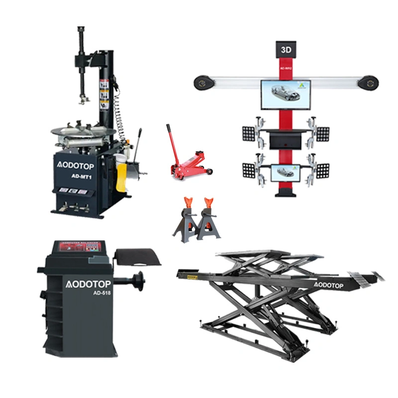 Tire Shop Equipment Wheel Alignment Tire Changer Wheel Balancing Combo Garage Equipment