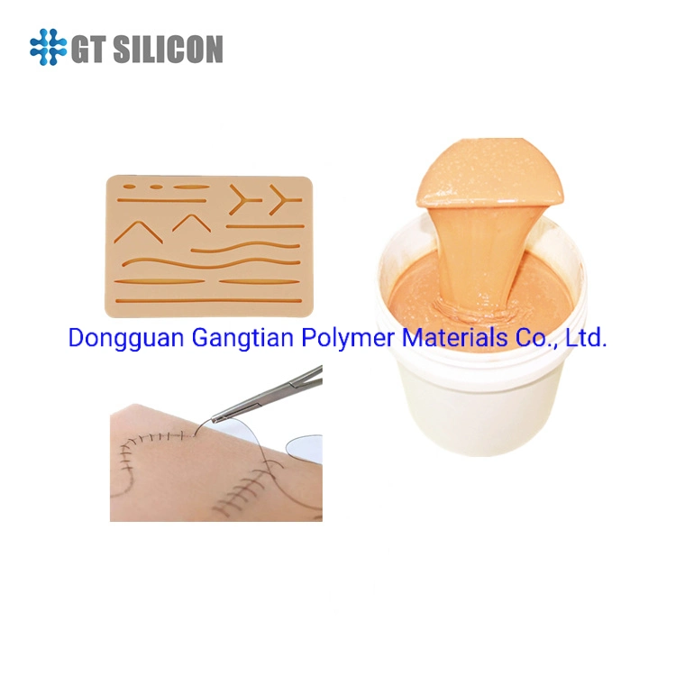 Midecal Grade RTV2 LSR Flüssiges Additives Siliziumkautschuk Platin Silizium Gummi für menschliche Körper Haut Form machen Leben Casting