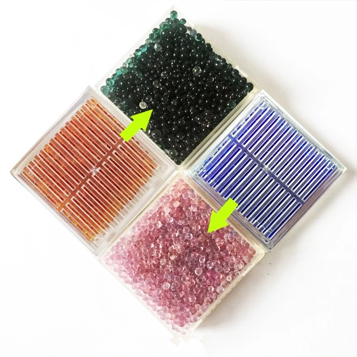 2-4mm Beads Indicating Silica Gel Orange Turns to Green for Transformer/Filter/Desiccant