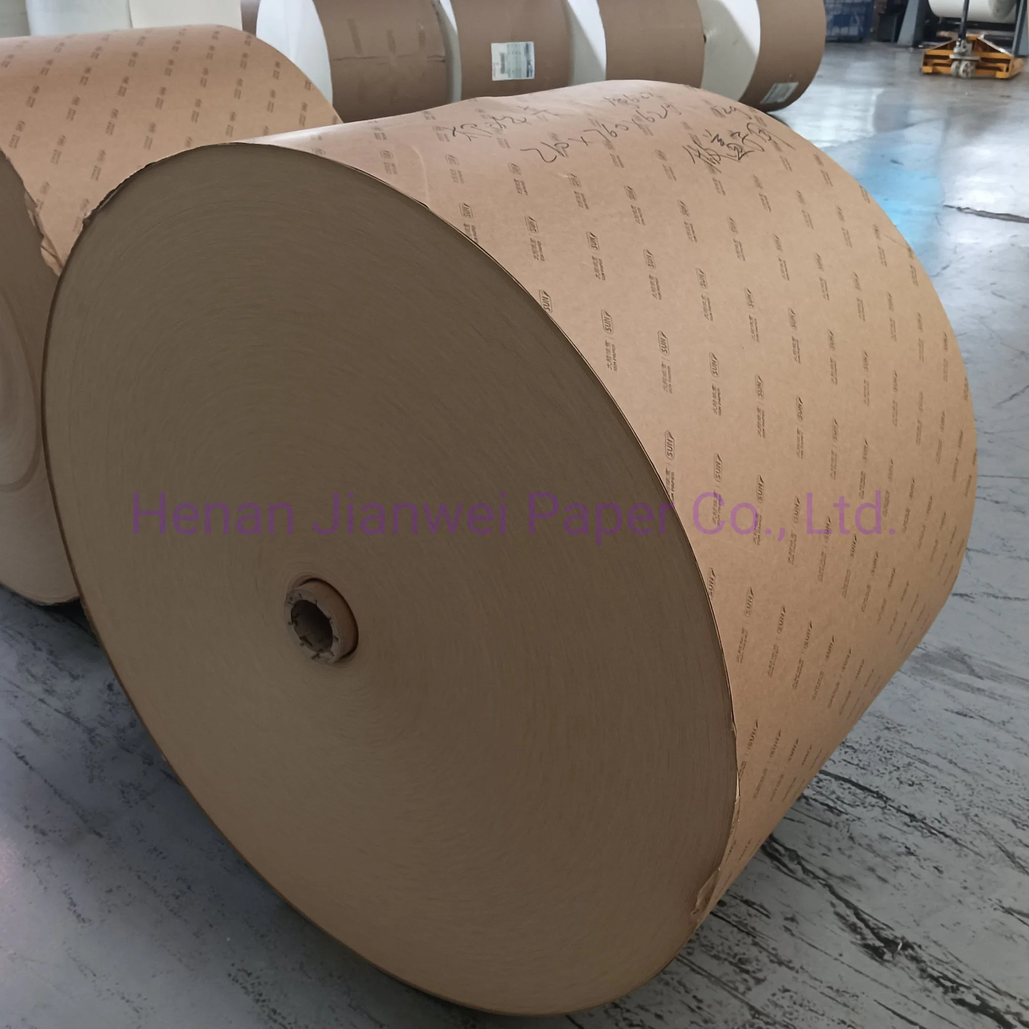 Factory Direct Best Sale Kraft Paper in Roll PE Coated Brown Paper