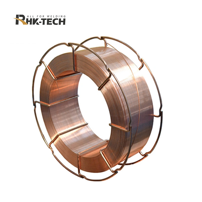 Rhk Hot Sale 0.6mm 0.8mm 1mm 1.2mm 1.6mm CO2 Welding MIG Wire Alloy Copper