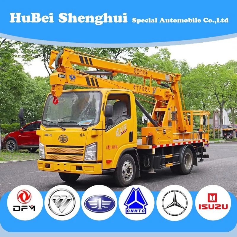 High-Altitude Operation Trucks High Quality 13.5 Meter 23m Hydraulic Aerial Work Platform Lift Truck for Sale