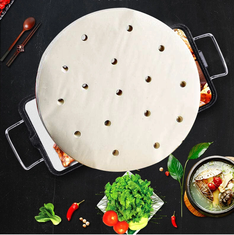 Cut Perforated Silicone Nonstick Parchment Paper for Steaming Liners/Baking Air Fryer Liners