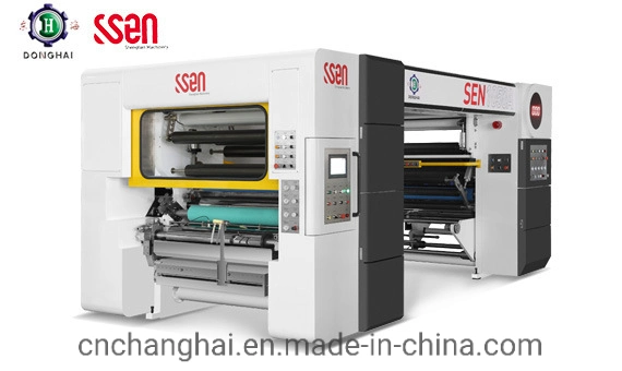 Ssen Donghai Brand High Speed Solventless Solventfree Laminating Machine Non-Solvent Eco-Friendly Film Laminate Machine for Flexible Food Packing Speed500mpm