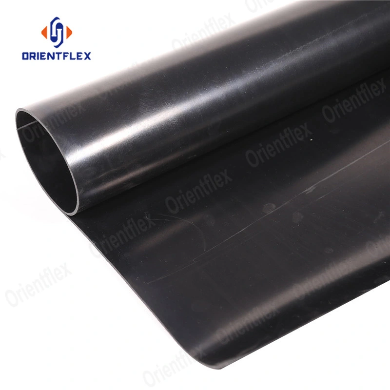 8mm 12mm 15mm Chemical Resistant SBR Material Black White Rubber Sheet Roll