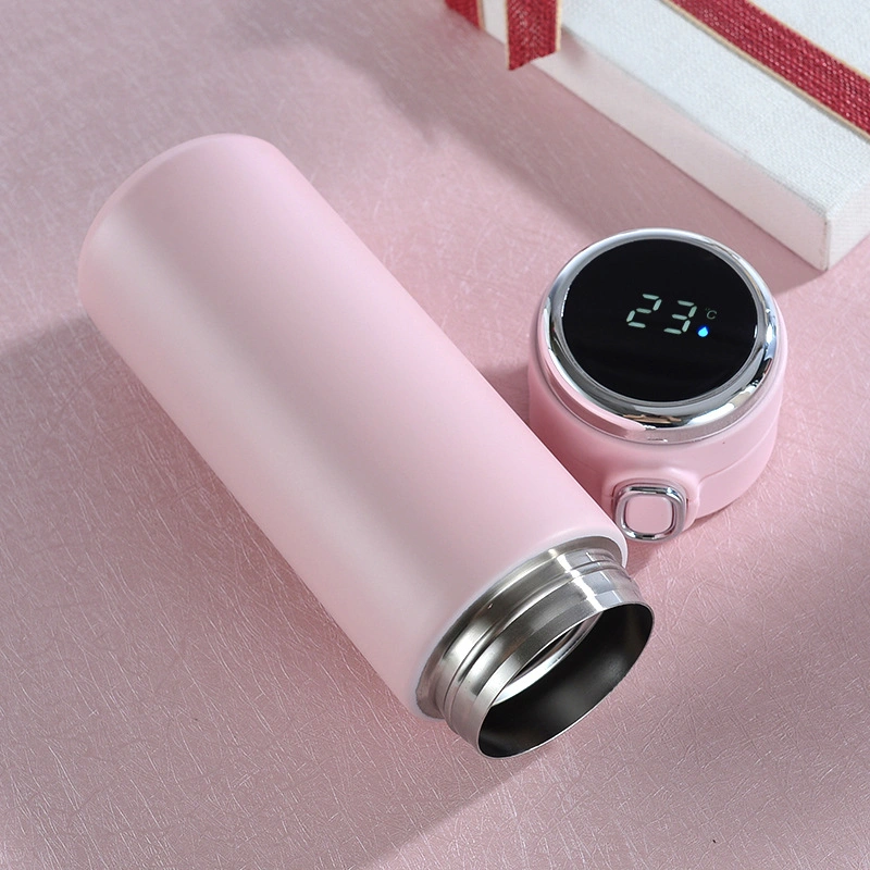 2023 Customized Digital Stainless Steel Tumbler Vacuum Flasks Thermo Smart Water Bottle with LED Temperature Display