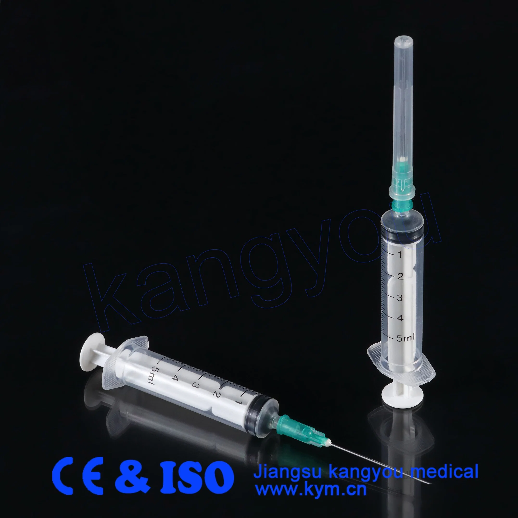 China Wholesale/Supplier Medical Instrument Sterile Hypodermic 3-Part Syringes with Needles Luer Slip and Luer Lock